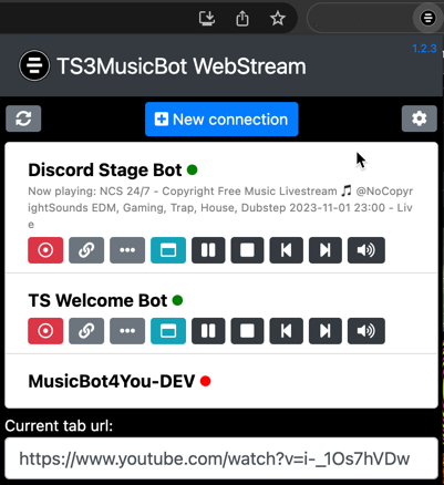 WebStream Chrome/Edge browser exension WebStream Chrome/Edge browser exension